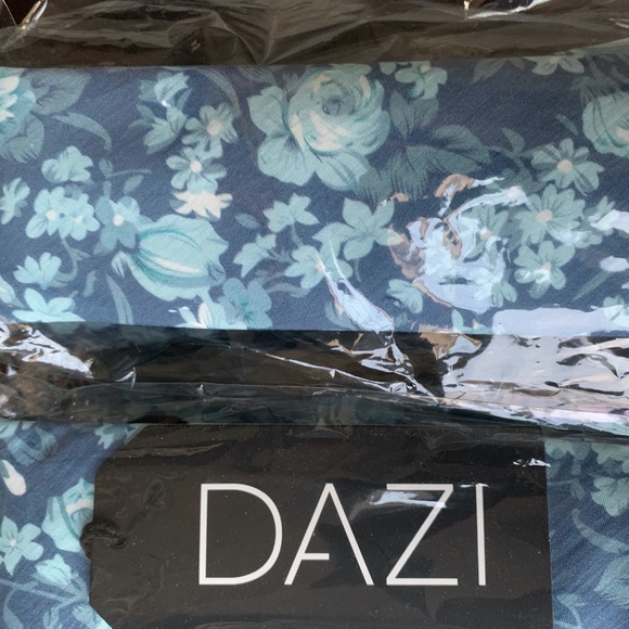 Dazi Mens Tropic Blue Tie- Lot of 7 - Picture 2 of 3